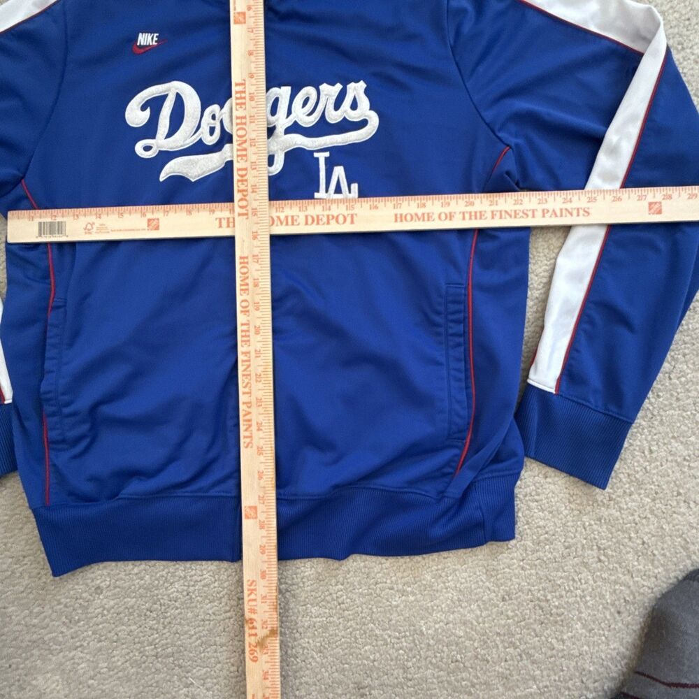 Vtg Nike Los Angeles Dodgers Jacket Cooperstown Collection Embroidered Men's XXL - Picture 8 of 15